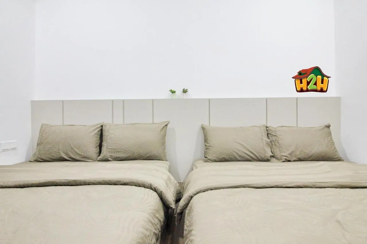 H2H - Neo Casual - Majestic Ipoh Town Center - 8Pax Apartment