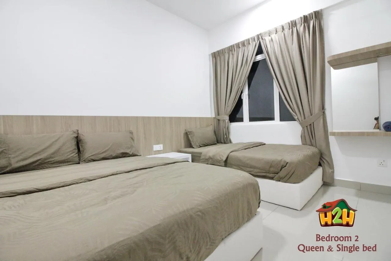 H2H - Neo Casual - Majestic Ipoh Town Center - 8Pax Apartment Malaysia