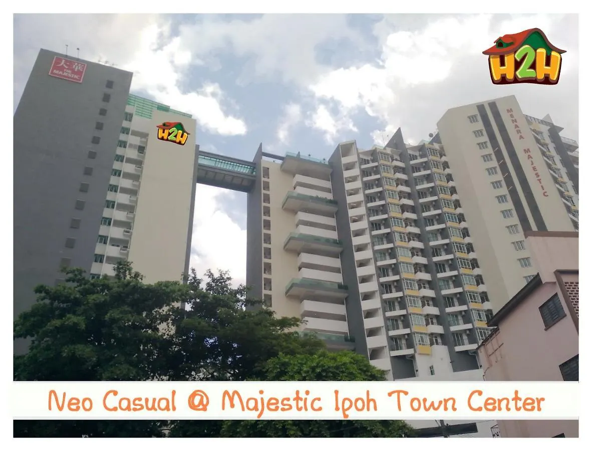 H2H - Neo Casual - Majestic Ipoh Town Center - 8Pax Apartment
